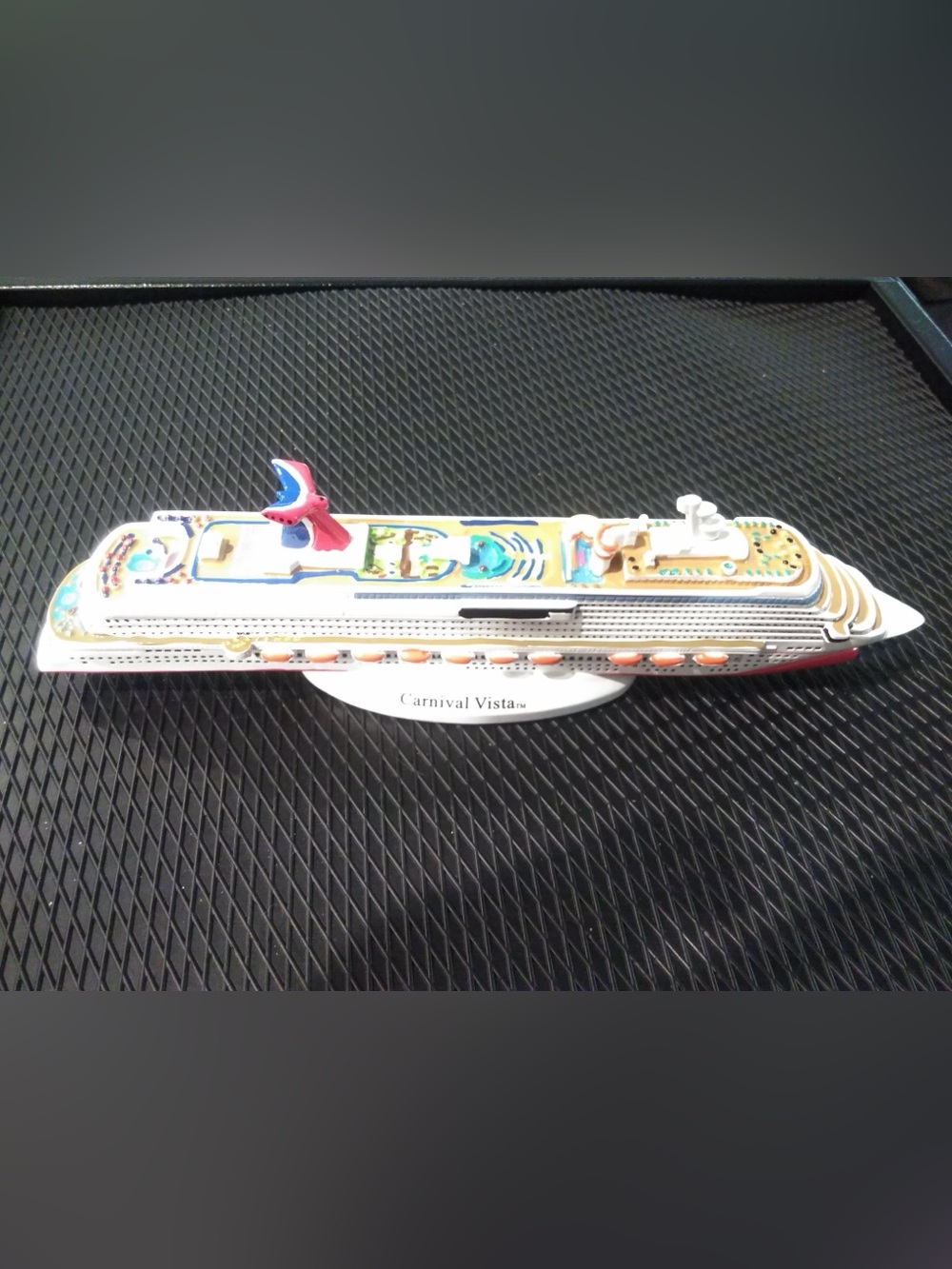 Carnival Vista Cruise Ship Resin Model Souvenir Official Carnival Collectible